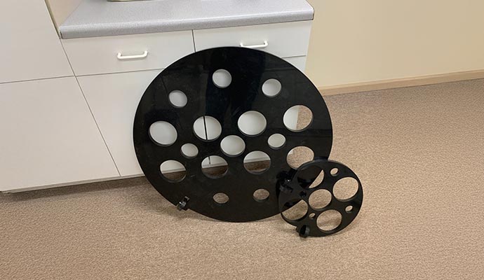 Bore conduit spacers and plates Bore conduit spacers and plates