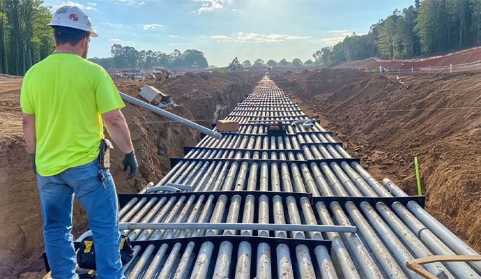 Commercial contractors trust amur trench