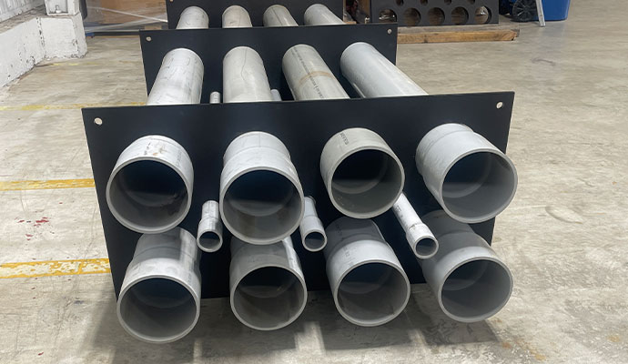 Conduit with spacer