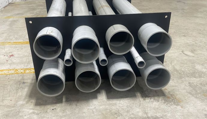 High performance duct bank conduit spacers