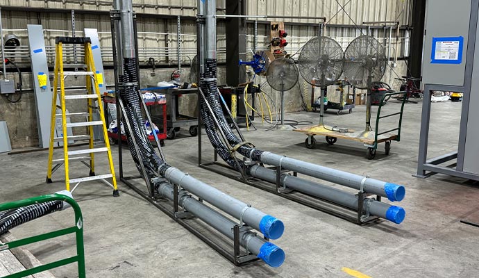 Industrial electrical conduit infrastructure