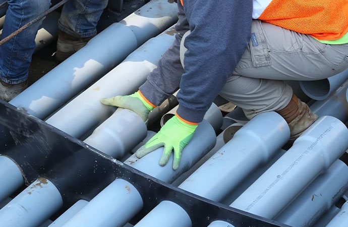 Duct Bank Spacers Installation