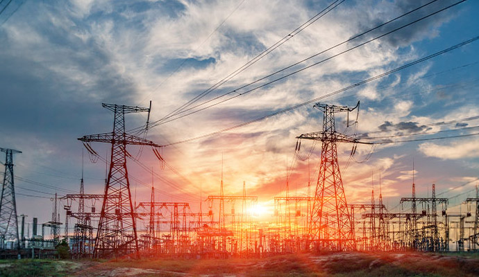 High voltage power grid infrastructure