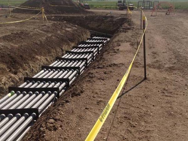 Underground duct bank safety spacers